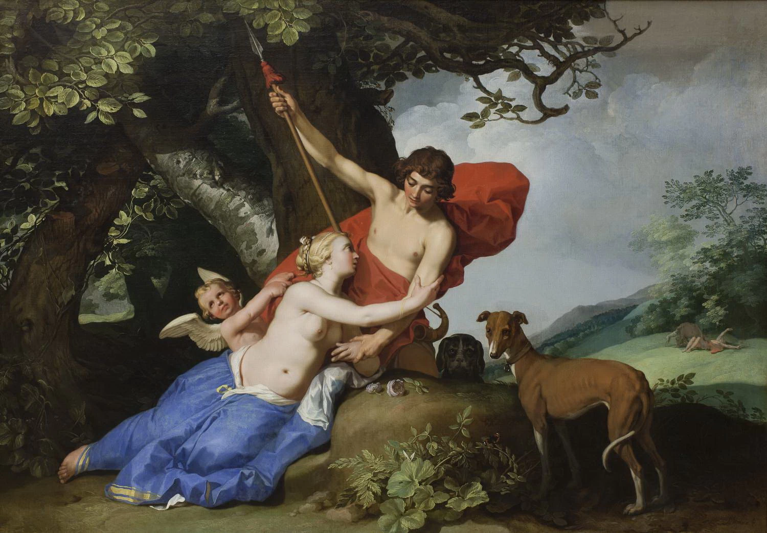 Venere e Adone - Statens Museum for Kunst, Copenhagen